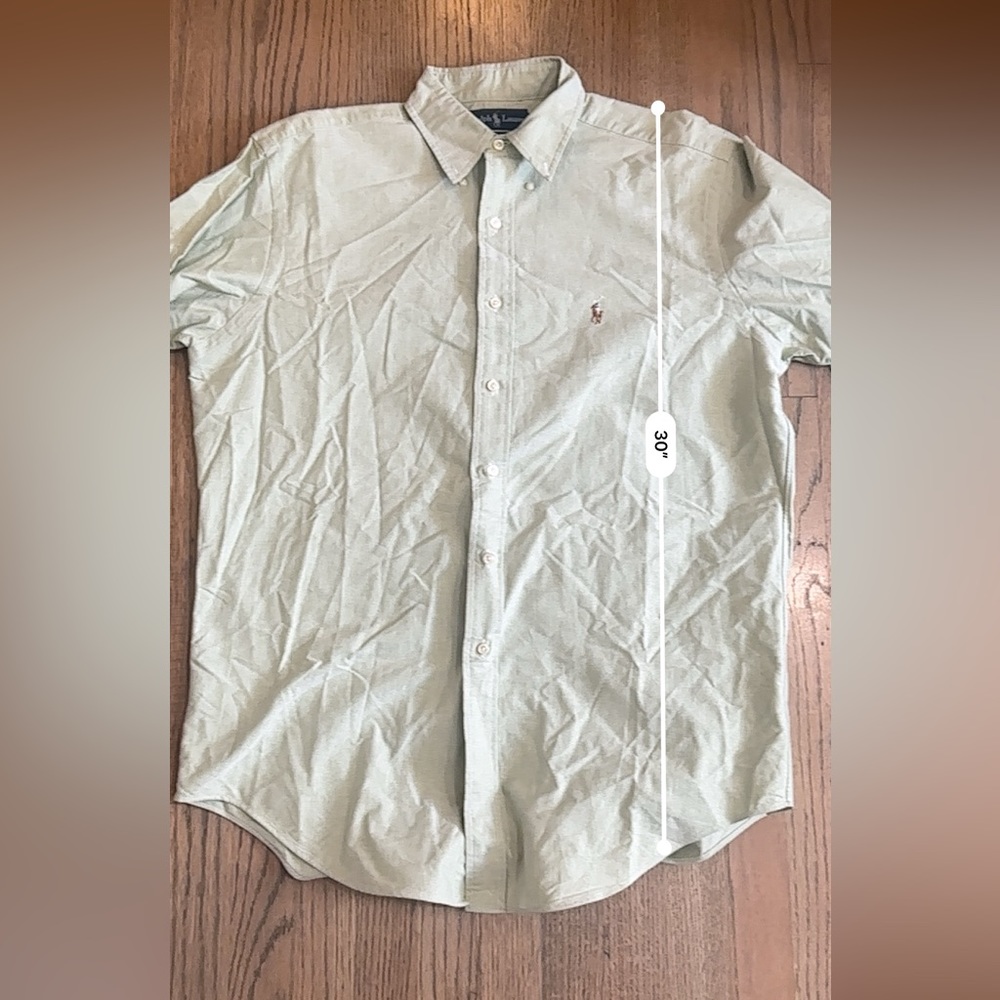 Ralph Lauren Varmouth 100% Cotton Oxford Button Down Dress Shirt-Size 16 34/35 - Picture 6 of 8